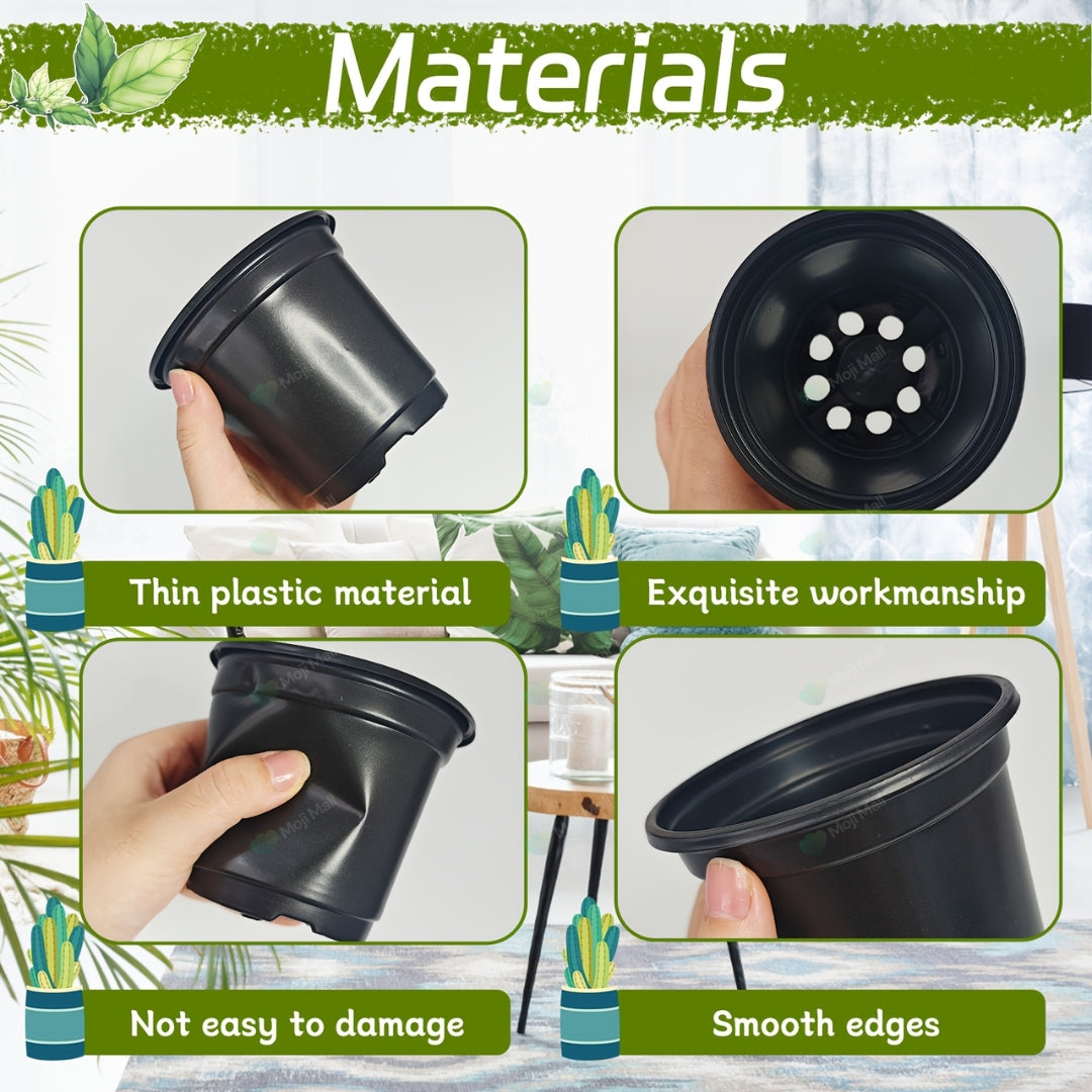 Pots Flexible – Black (5 inch) Plastic