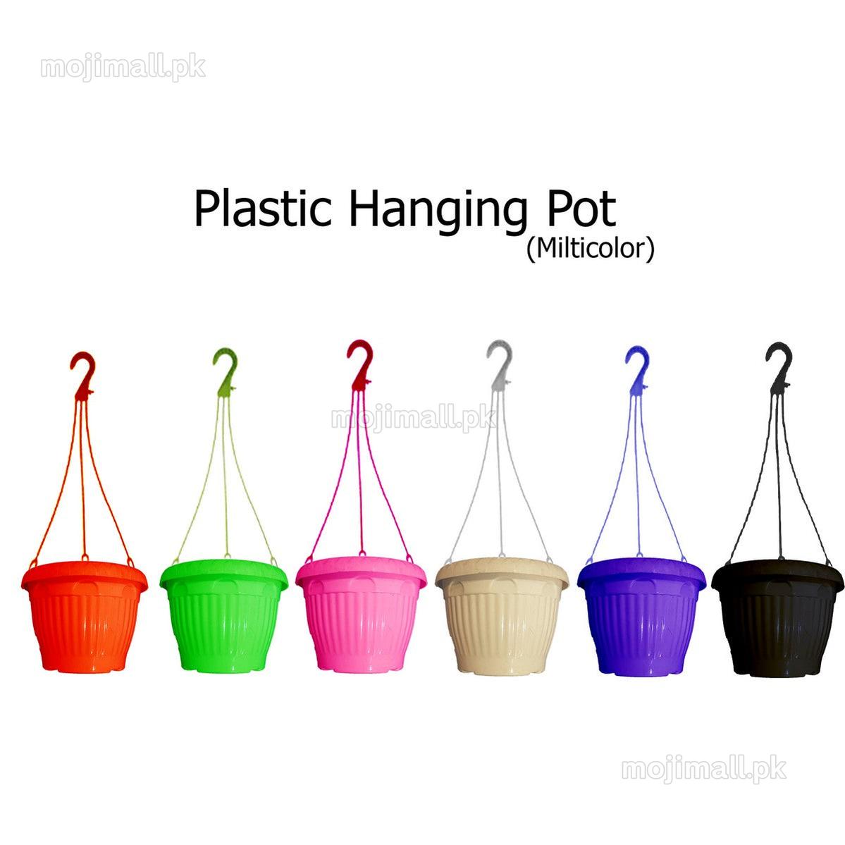 Pack of 5 Hanging pot with hanger Moji Mall Pakistan