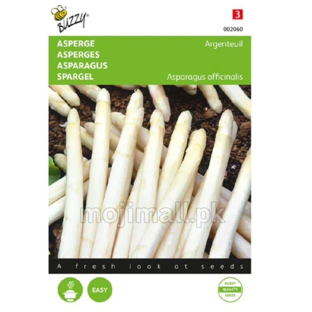 Asparagus White – Buzzy Seeds (Imported - Limited Stock)-Moji Mall