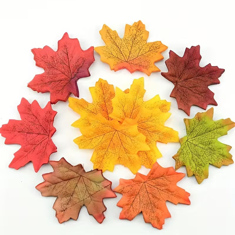 Artificial Maple Leaves for Indoor & Outdoor Decoration