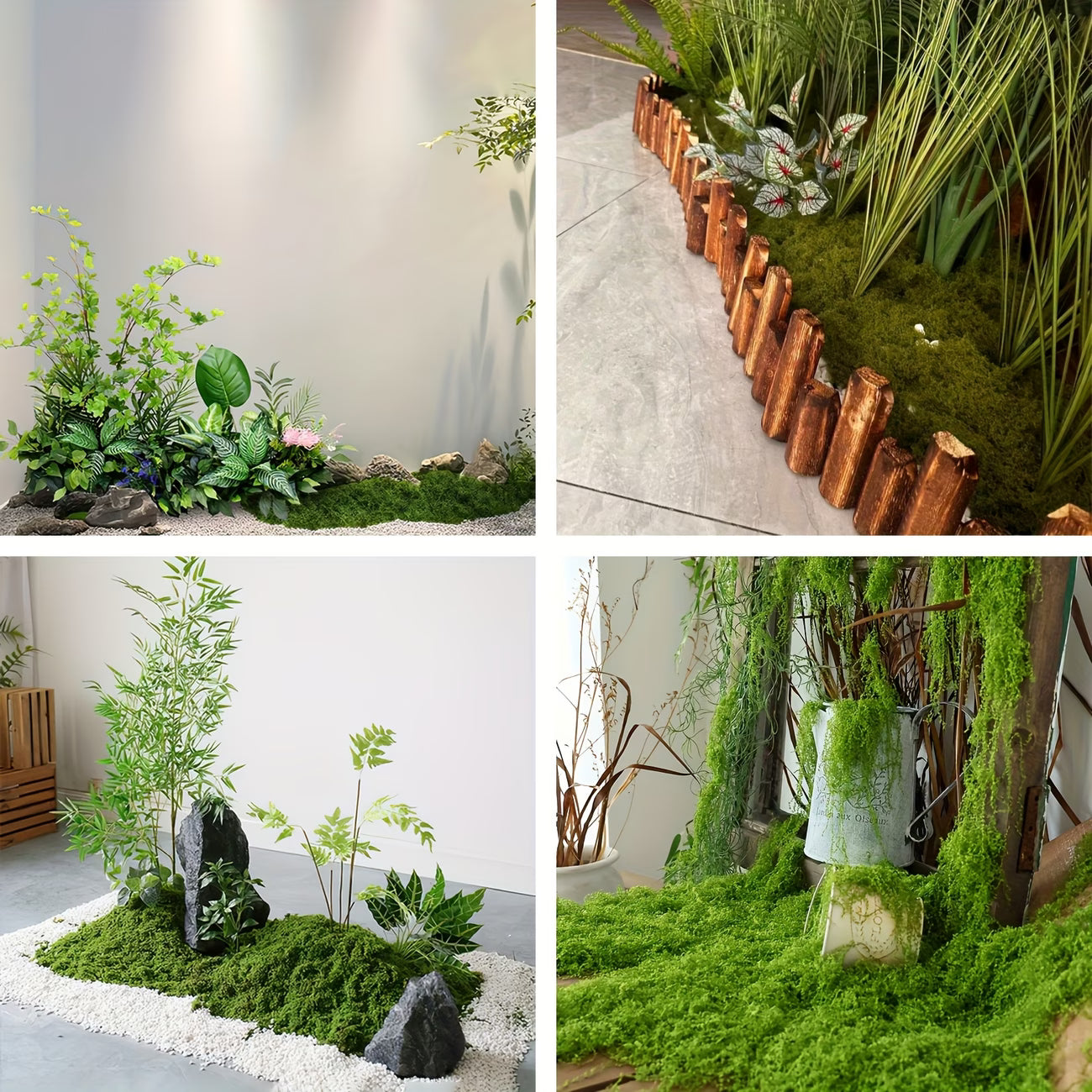 Expandable Artificial Moss Vine for Garden Décor