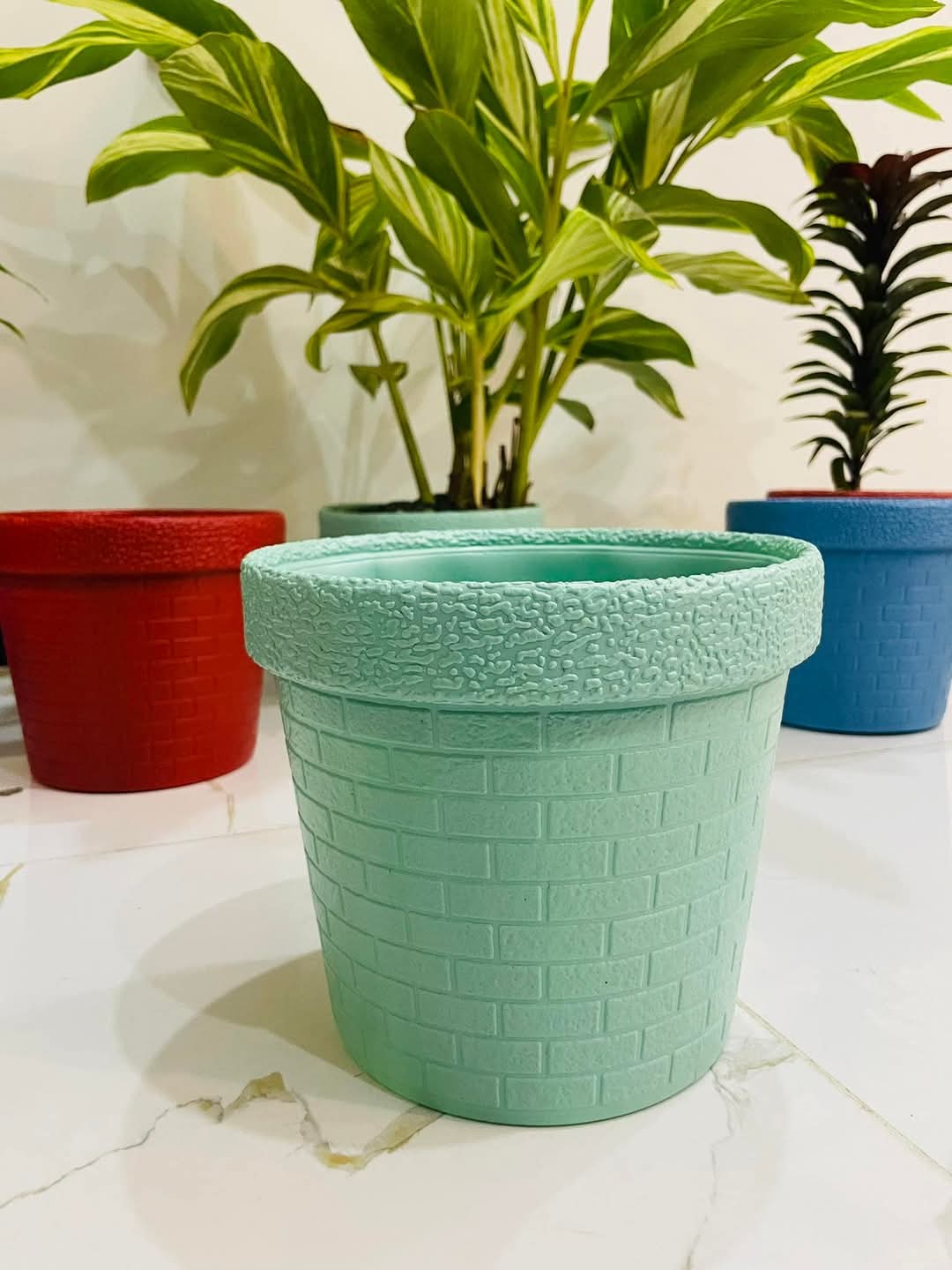 Pack of 10 Fiber Pots (8x7 INCHES)