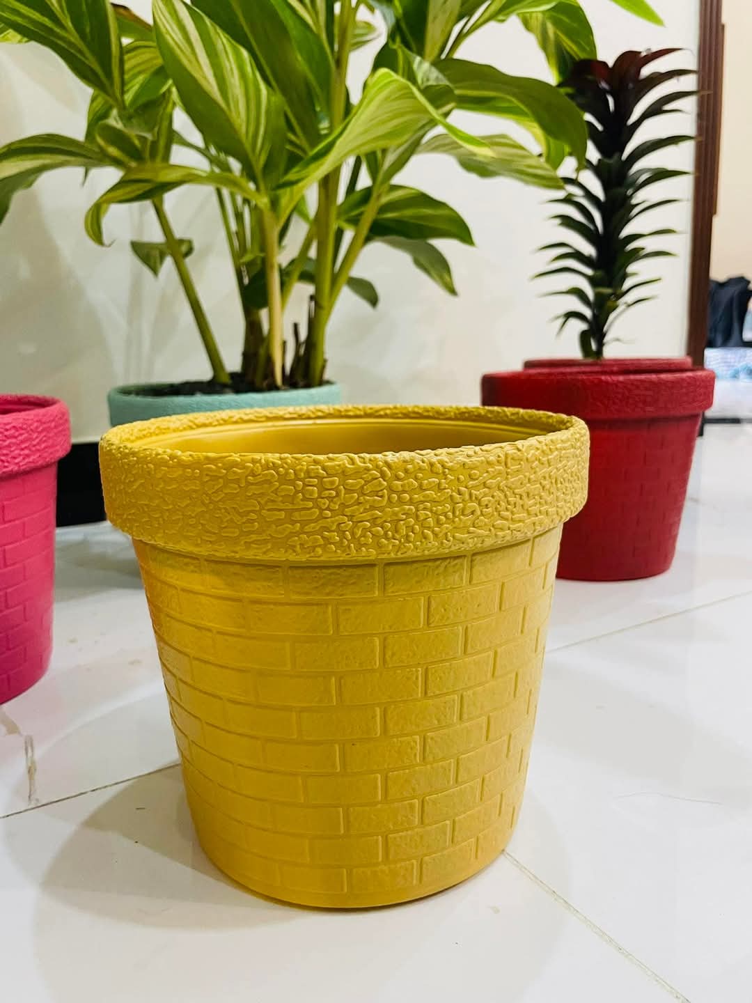 Pack of 10 Fiber Pots (8x7 INCHES)