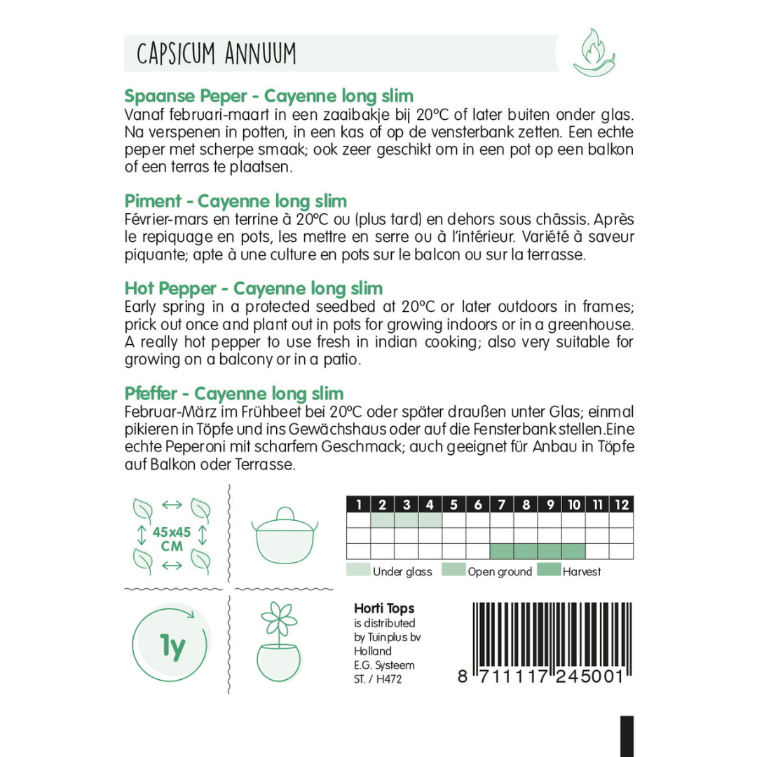 Cayenne Pepper - Seeds