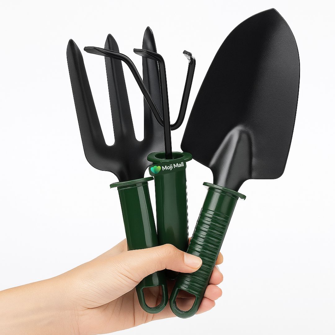 Shovels Set – Pack of 3 (Plastic Handle)