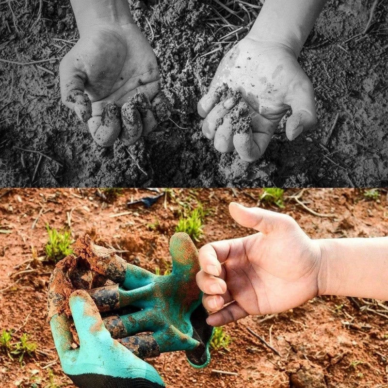 Garden Gloves – Clawed Gloves for Digging, Weeding & Planting