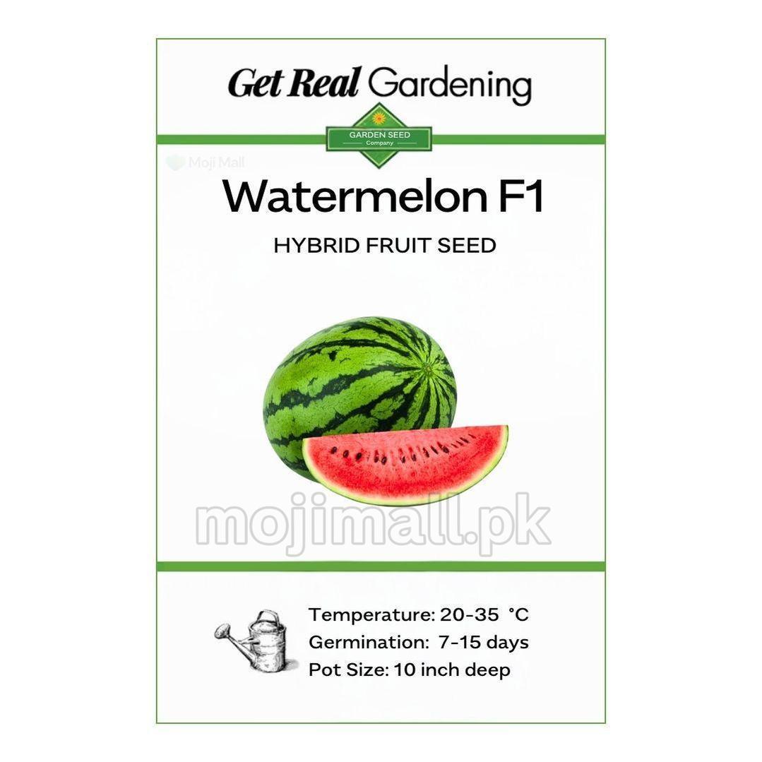 Watermelon (تربوز) Zebra - F1 Hybrid 10 Seeds-Moji Mall