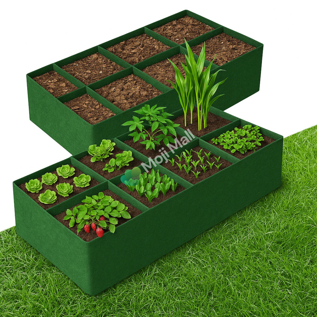 Kiyari (8 Grid) Grow Bag  – Green