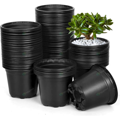 Pots Flexible – 5-inch Black Plastic (imported)