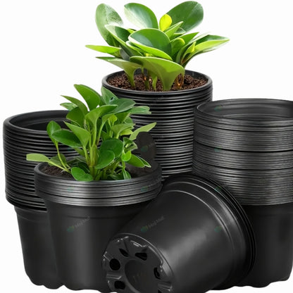 Pots Flexible – Black (5 inch) Plastic