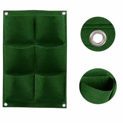 6 Pocket Vertical Hanging Grow Bag – Imported
