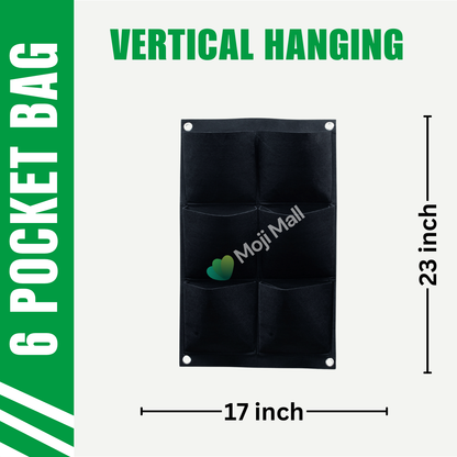 6 Pocket vertical Hanging bag