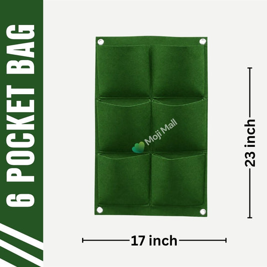 6 Pocket Vertical Hanging Grow Bag – Imported