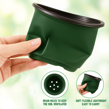 Nursery Pots - Green (6 inch) Plastic