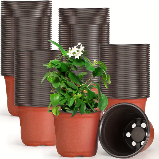 Nursery Pots - Red (6 inch) Plastic