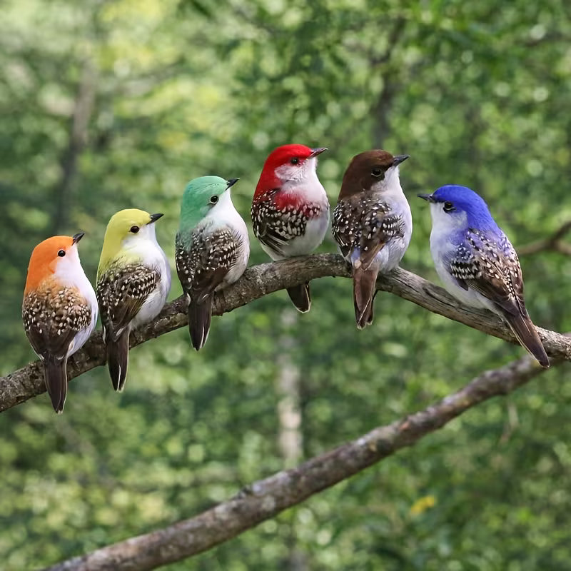 Pack of 2 Artificial Birds Large Size