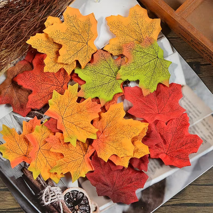 Artificial Maple Leaves for Indoor & Outdoor Decoration