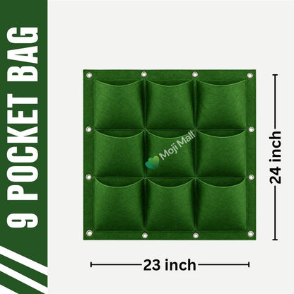 9 Pocket Vertical Hanging Grow Bag – Imported