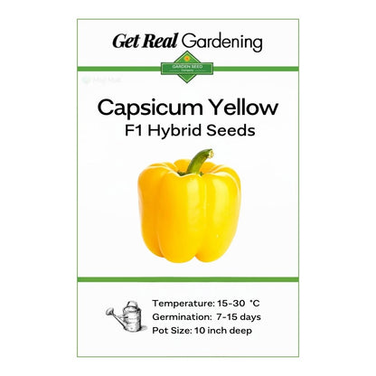 Capsicum Yellow – F1 Hybrid 10 Seeds