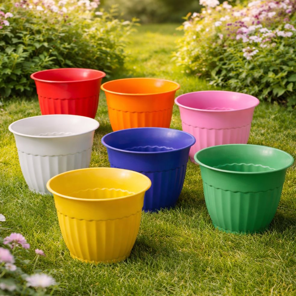 Pack of 4 Stylish Pots (10x12 inch)
