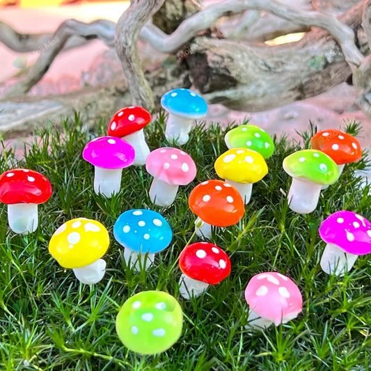 Pack of 10 – Artificial Mini Mushroom