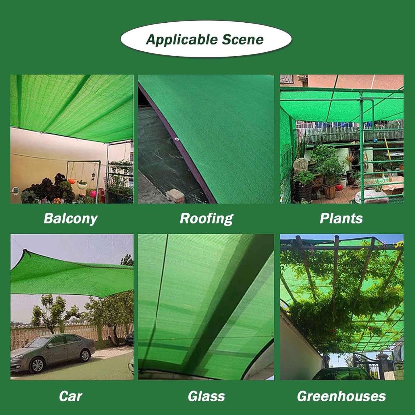 Green Shade Net - Good Quality (Ready to Use) applications moji mall pakistan
