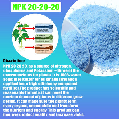 NPK (20.20.20) Fertilizer For Plants