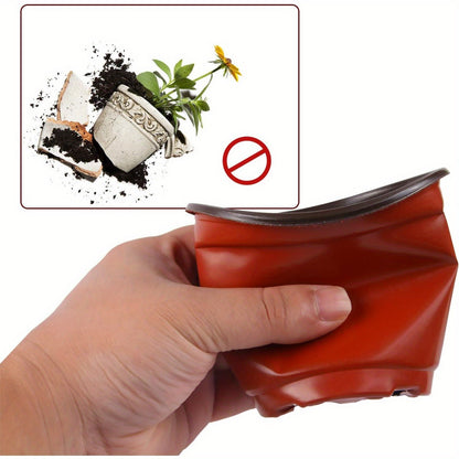 Nursery Pots - Red (6 inch) Plastic