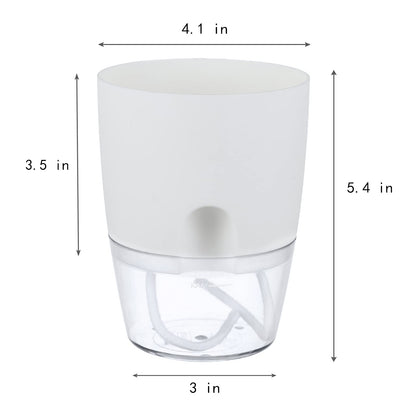 Self Watering Pots – Gray Moji Mall Pakistan