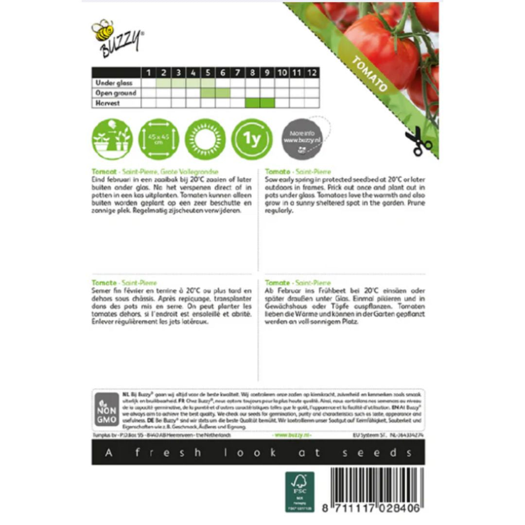 Tomato (Saint Pierre) – Seeds (Limited- imported pack)