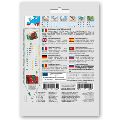 Vine Tomato (Pomodoro Principe Borghese) – Seeds (Limited- imported pack)