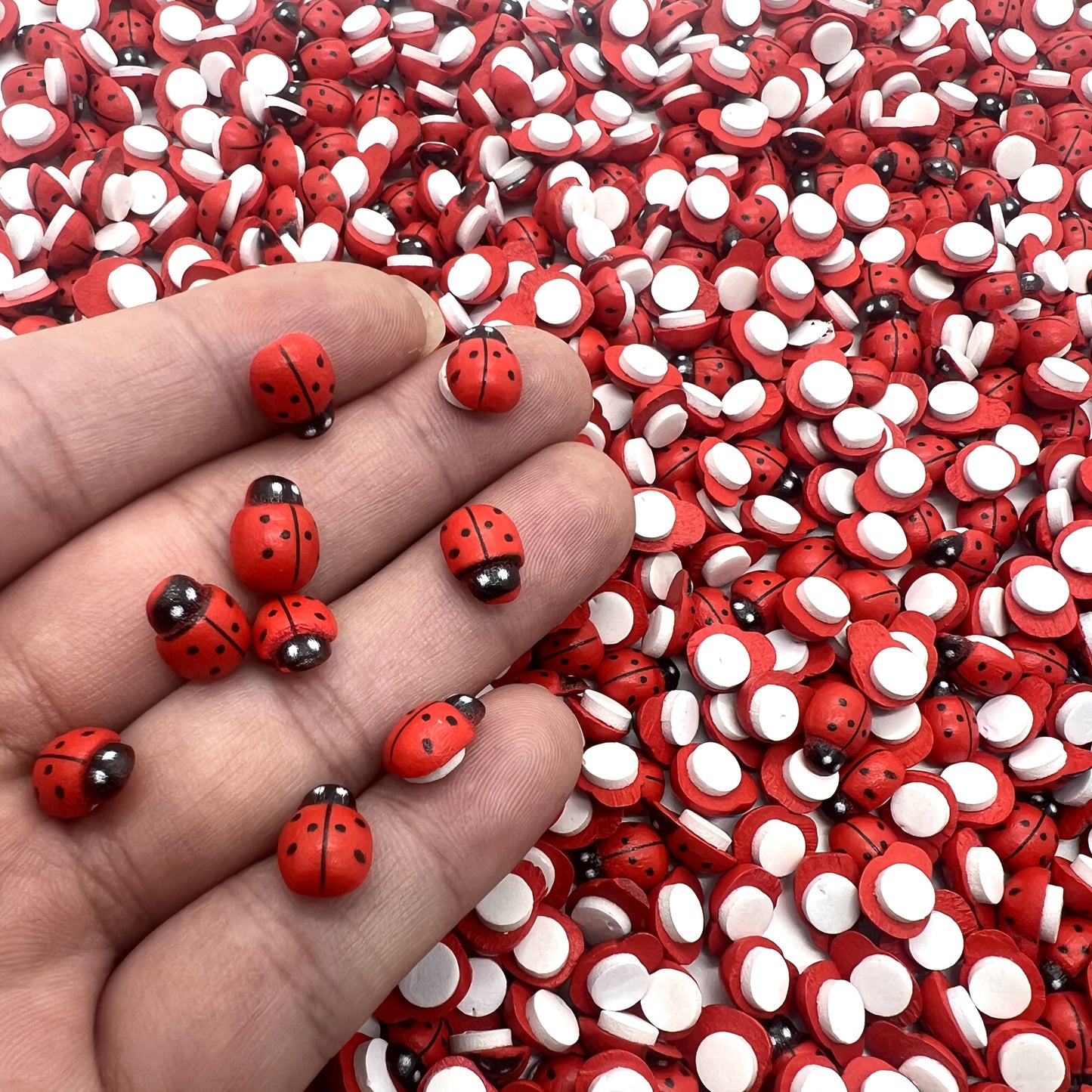 Pack of 20 Artificial Ladybug