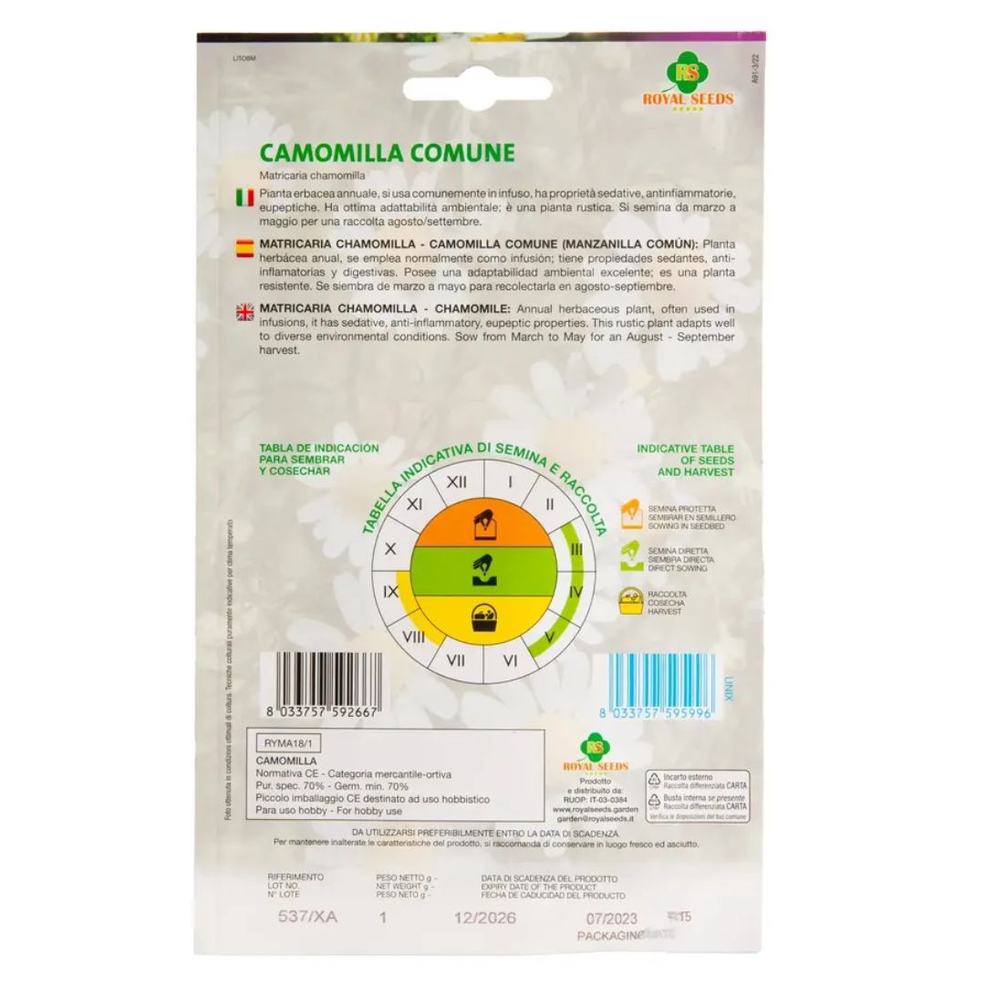Chamomile – Royal Seeds (imported - Limited Stock)