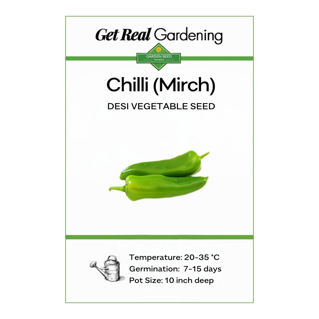 Chili (دیسی مرچ کے بیج) – 50+ Seeds