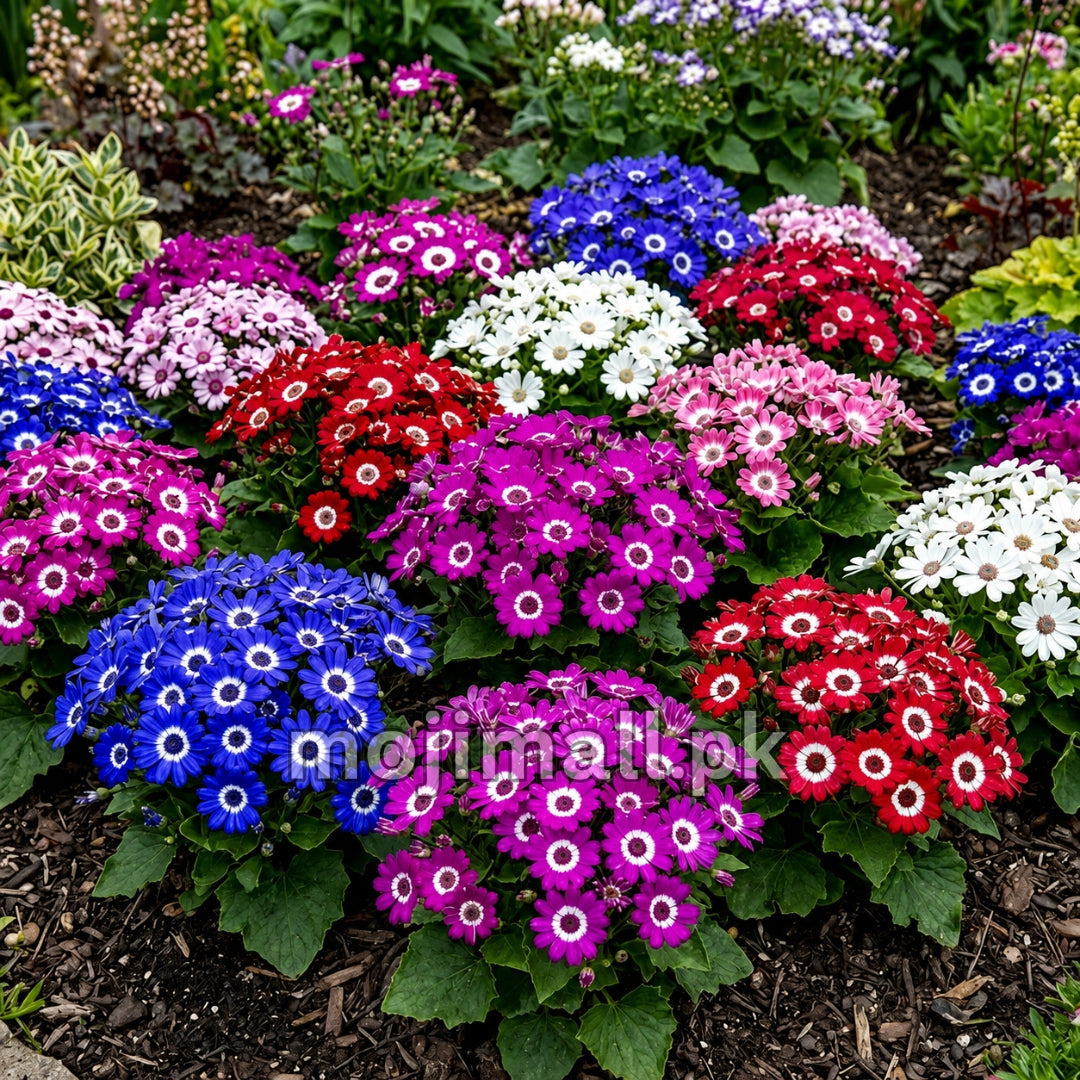 Cineraria Mix – 20+ Seeds
