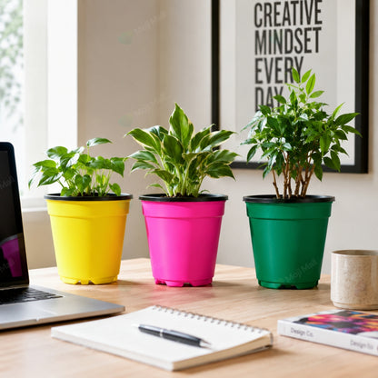 Pack of 20 – Flexible Pots (7 inch) Imported