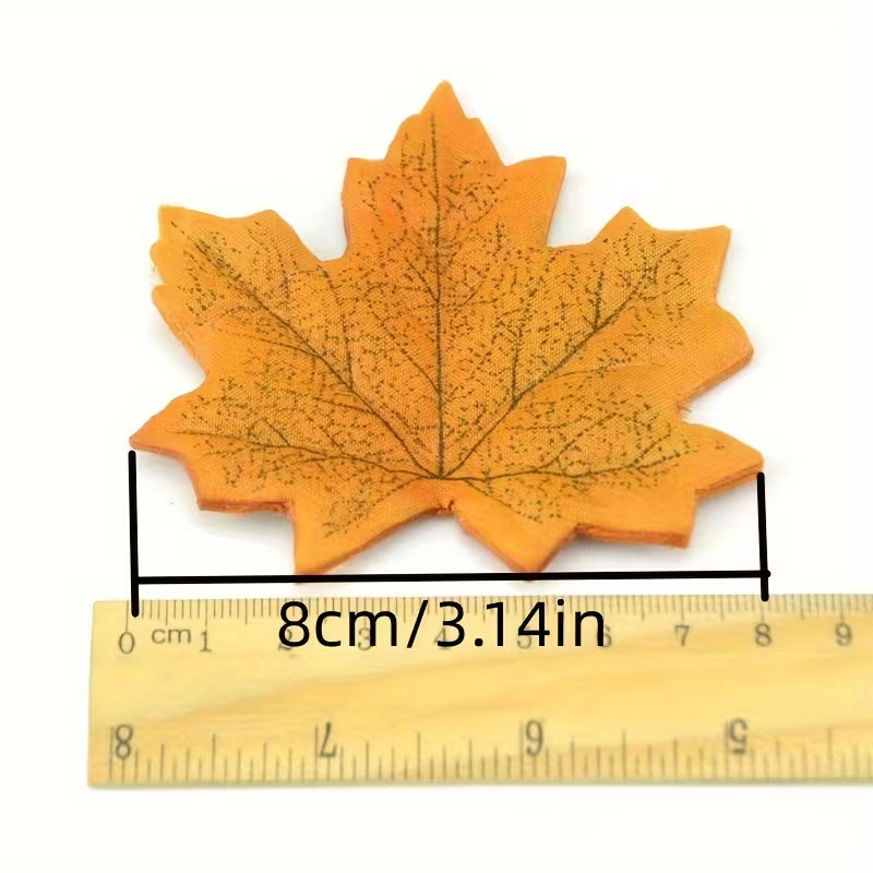 Artificial Maple Leaves for Indoor & Outdoor Decoration