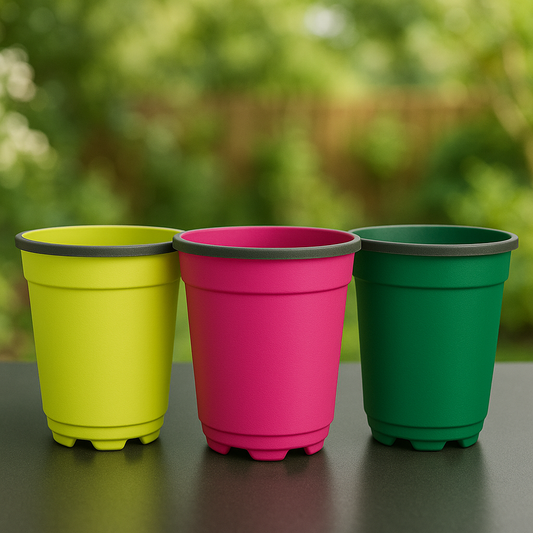 Pack of 5 Flexible Pots – 7 inch Imported