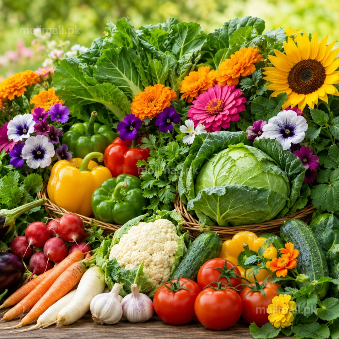 Monsoon Flowers & Vegetables Seeds
