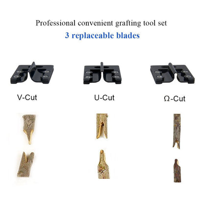 Grafting Tool Kit - 3 type Cuts (U-Cut & V-Cut & Ω-Cut)