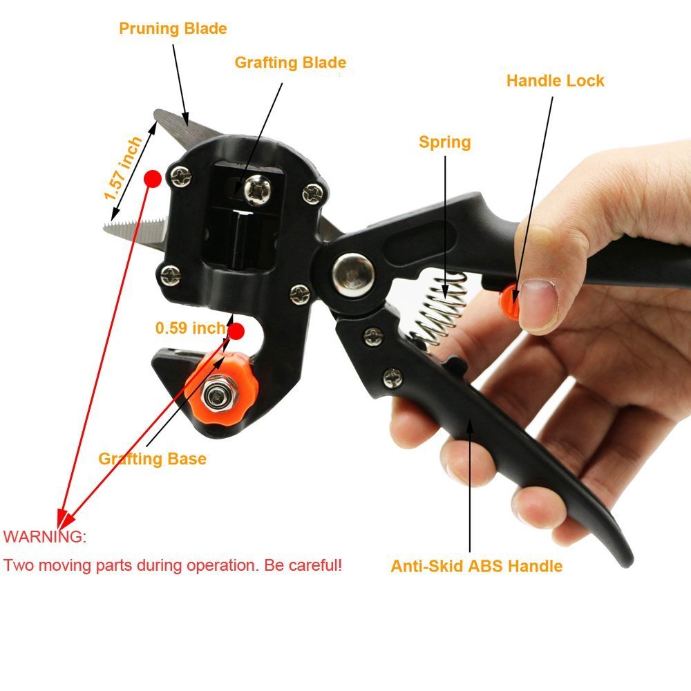 Grafting Tool Kit - 3 type Cuts (U-Cut & V-Cut & Ω-Cut)