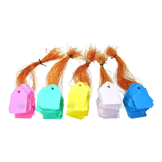 Pack of 100 – Plant Tags with thread (Random Color)