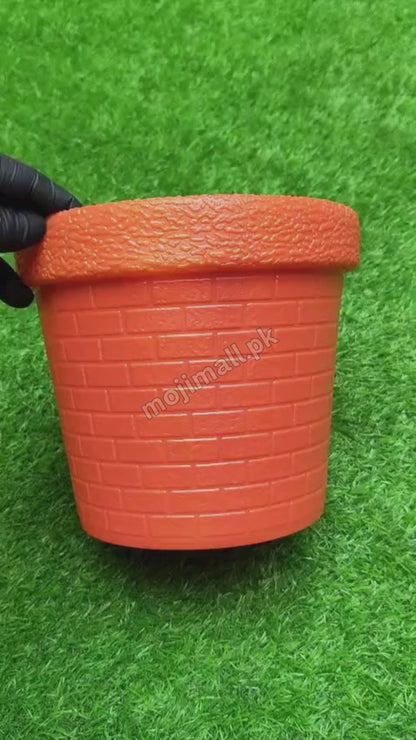 Pack of 3 Fiber Pots 8 × 7 Inch