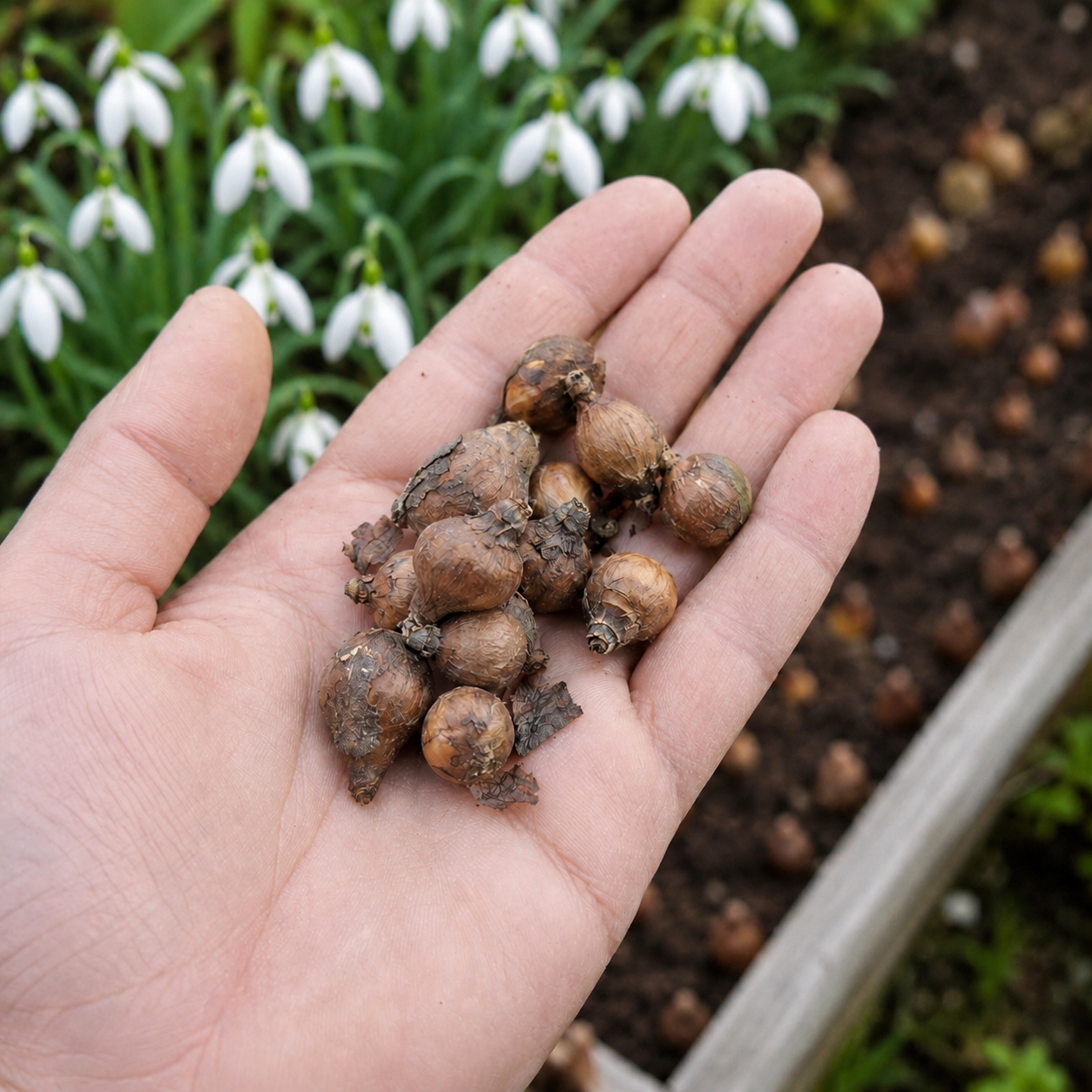 Pack of 5 Snowdrop (imported) – Flower Bulbs
