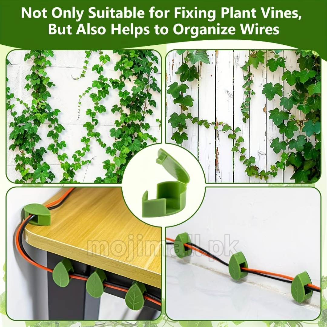 Self-Adhesive Plant Climbing Clips – Leaf Design