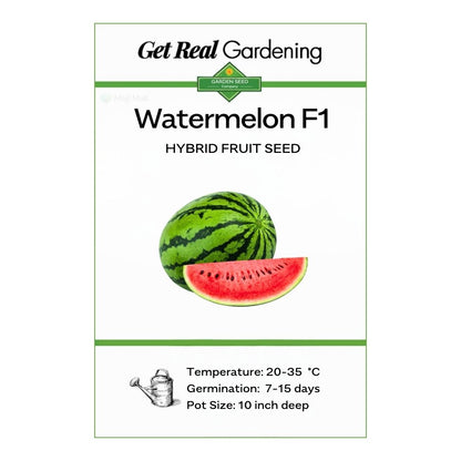 Watermelon (تربوز) Zebra - F1 Hybrid 10 Seeds